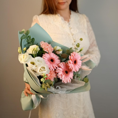 Букет " Шарм" с гермини