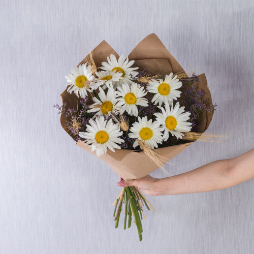 Букет "Летний сон ромашки" №36152