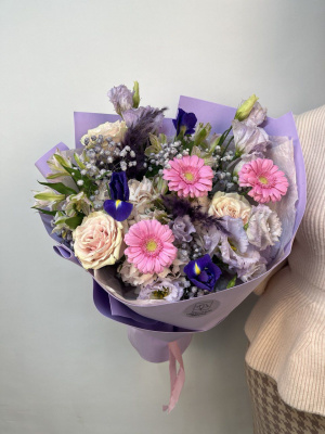 Букет с гортензией "Сладкие мечты" №38339Дв