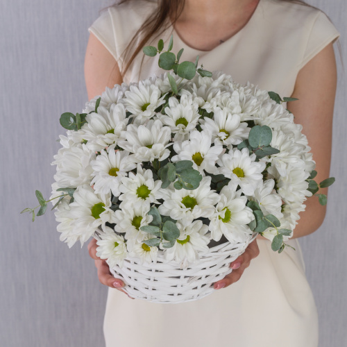 Композиция "Летнее настроение" №36148 с хризантемой