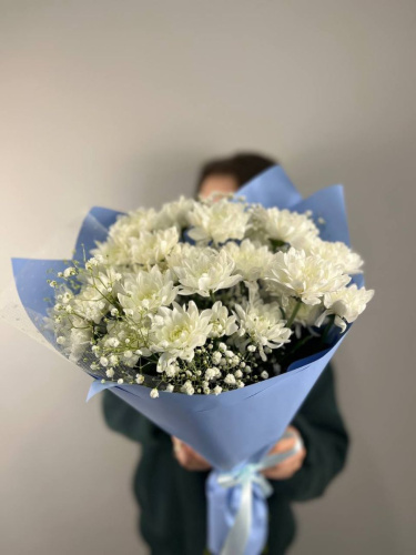 Букет с хризантемой "Счастливые воспоминания"