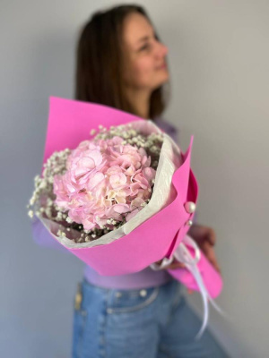 Буке" Школьный звонок"" с гортензией