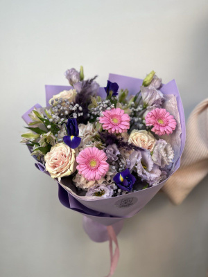 Букет с гортензией "Сладкие мечты" №38339Дв